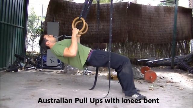 How to do Australian Pull Ups on the rings смотреть онлайн