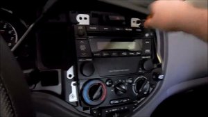 After market stereo install on a 2005 Mazda MPV