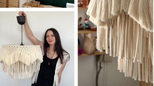 DIY _ Macrame lampshade _ Макраме абажур урок