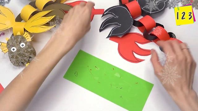 Paper DRAGON | Christmas Paper Crafts 2024