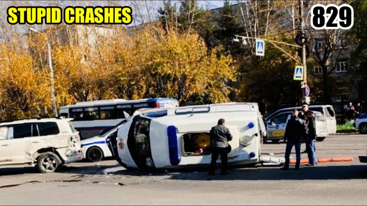Stupid crashes 829 October 2023 car crash compilation смотреть онлайн