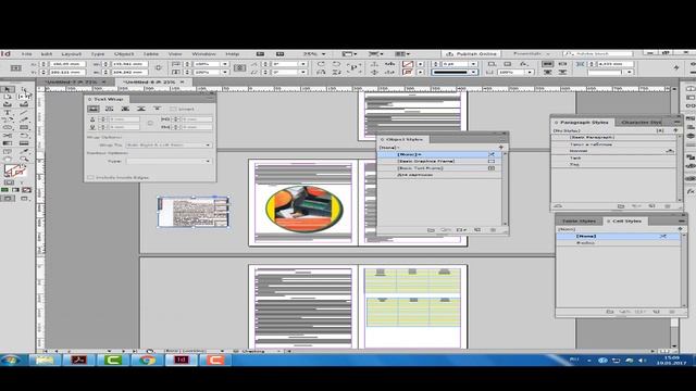 Уроки Индизайна. Adobe InDesign. Урок 17. Стили таблиц, ячеек и объектов в программе InDesign.