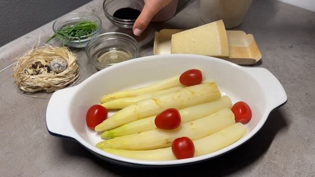 White Asparagus in Honey and Soy Sauce. смотреть онлайн