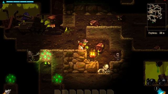 SteamWorld Dig (PC) - Longplay на русском без комментариев.