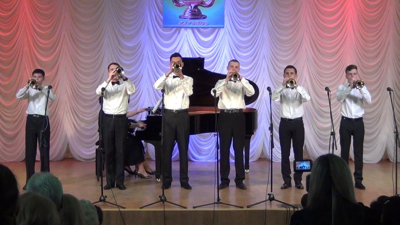 А.А. Глотов, Концертная пьеса, Ансамбль трубачей смотреть онлайн