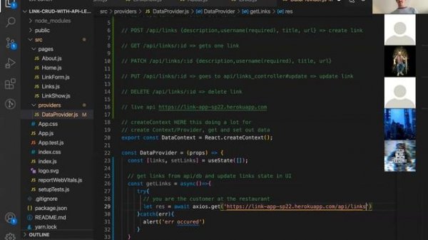 React API links CRUD p1 2.28