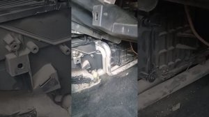 Радиатор печки Форд Фокус 3, ФФ 3, снятие без разбора панели приборов. Слетели патрубки печки ФФ 3