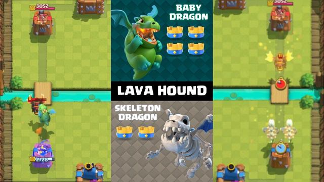 Which is BETTER #6 | Baby Dragon VS Skeleton Dragon | Clash Royale смотреть онлайн