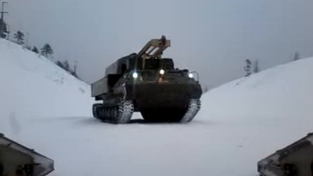 ВСТО Погрузка на трал , МТЛБу-УРБ 2А-2 . смотреть онлайн