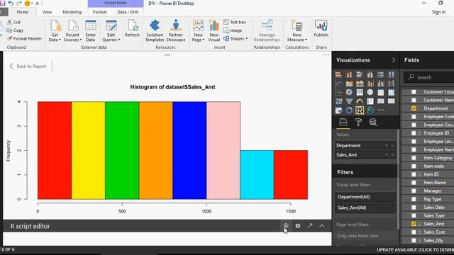 Power BI - Do it Yourself Tutorial - Integrating with R- DIY -8-of-50 смотреть онлайн
