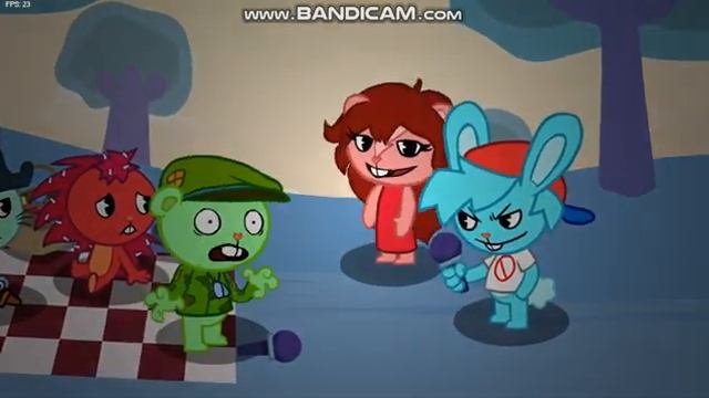 Happy Tri Friends - Flippy Battle Song 1-2-3//Мод Игра. смотреть онлайн