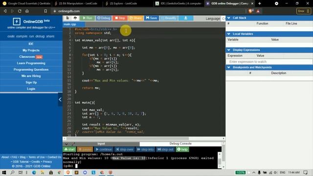 How to return multiple values from function using structure in C/C++ смотреть онлайн