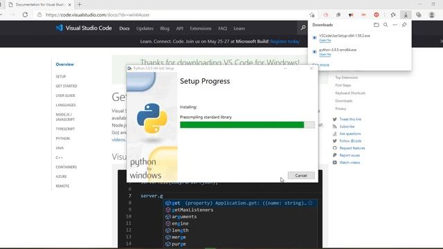 [Lớp Python cơ bản online] cài đặt python và Visual Studio Code смотреть онлайн