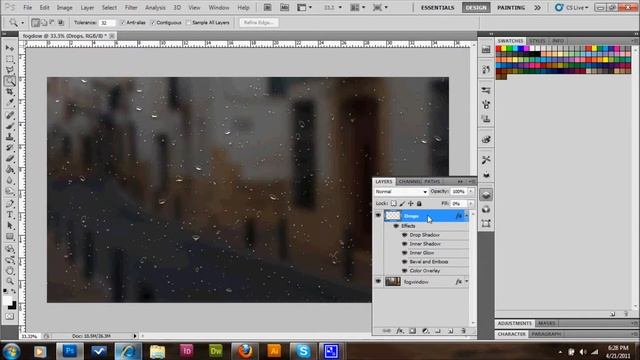 Photoshop Tutorial Condensation Window Effect | Glazefolio Design Blog смотреть онлайн