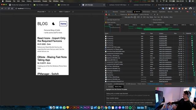 Personal Website with React - Adding Loading Spinner to Blog Post Component смотреть онлайн