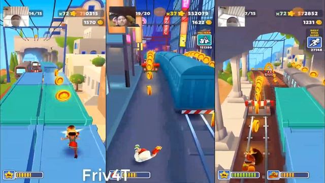 Subway Surfers Jake vs Sofia Tango Outfit vs Sofia Gaucho Outfit P96 - Friv4T смотреть онлайн