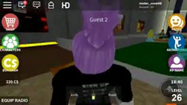 Как сделать скин последнего гостя в роблоксе/роблокс (ROBLOX) смотреть онлайн