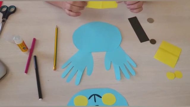 Аппликация поделка Зайчик смотреть онлайн