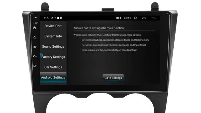 Android 10.1 HD Mirror Car GPS Radio Player Radio For Nissan Teana Altima (Q3587) UI display смотреть онлайн