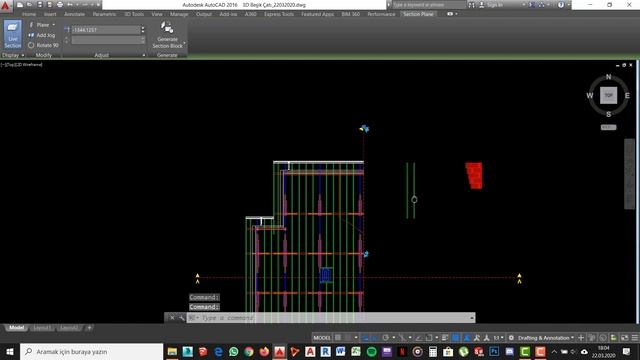 Autocad 3D Beşik Çatı İnceleme смотреть онлайн