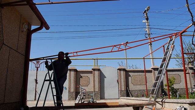 Делаю Арку для винограда / Шпалера для винограда своими руками смотреть онлайн