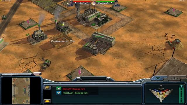 ИСКУССТВО ВЕДЕНИЯ БОЯ [Generals Zero Hour] CRAZY BATTLE смотреть онлайн
