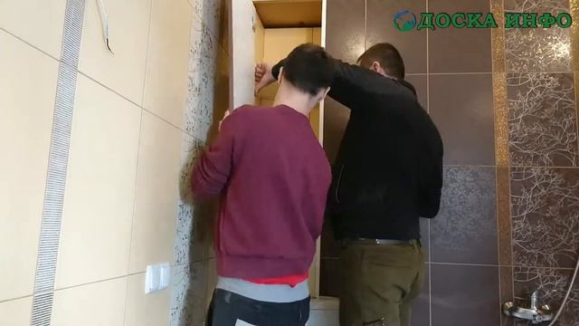 Встроенный шкаф в ванную комнату смотреть онлайн