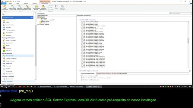 RESOLVIDO - Criação de setup file de aplicações C# com localdb -instalação máquina cliente!!! 100% смотреть онлайн