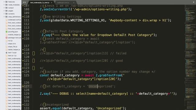 Video #2 More advanced usage with CodeceptJS testing the WordPress backoffice смотреть онлайн