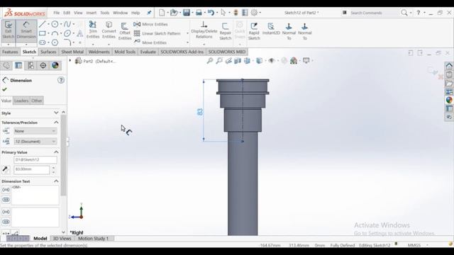 Solidworks design a spindle. #48 смотреть онлайн