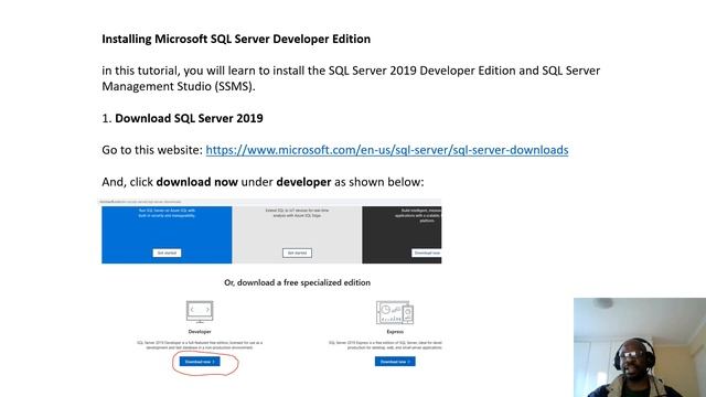 SQL in Practice: downloading sql server developer edition смотреть онлайн