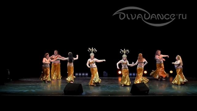 Арабская ночь шоу ориенталь танцевальная студия Divadance смотреть онлайн
