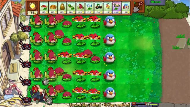 Plants vs. Zombies Angry Birds: Cactus BIG RED & Split Pea Vs All 9999 Balloons & Digger Zombies Pi смотреть онлайн