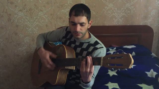 Песня на гитаре Чужая сторона смотреть онлайн