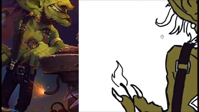 SPEED DRAWING - Goblin Hearthstone смотреть онлайн