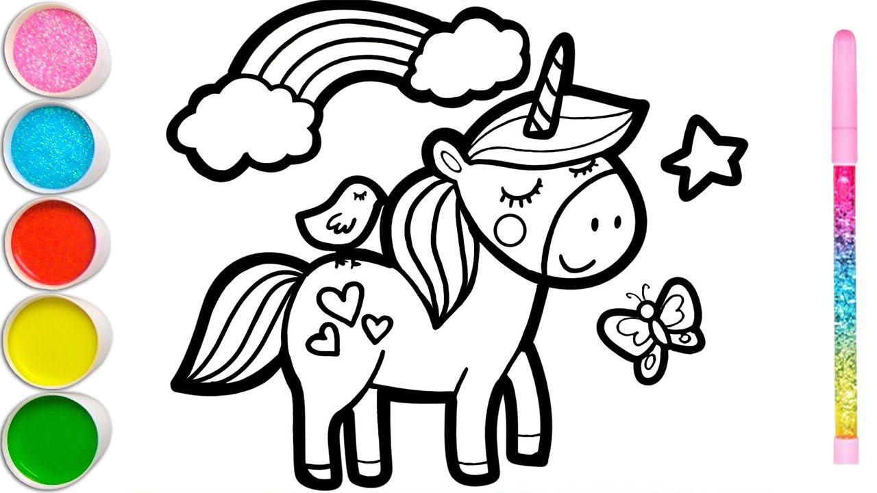 How to draw a house for children, a prince and a princess, a unicorn, a grasshopper смотреть онлайн