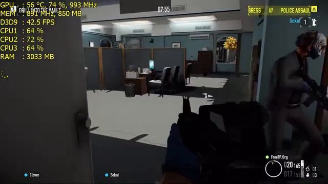 Payday 2 Athlon ii x3 445 Gt 740 (768p) смотреть онлайн