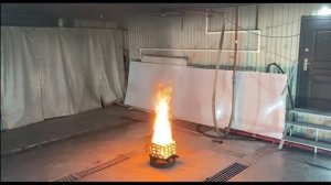 Работа крышки скрытого оросителя + огневые испытания от Спецавтоматики Бийск (ускорено и сокращено)