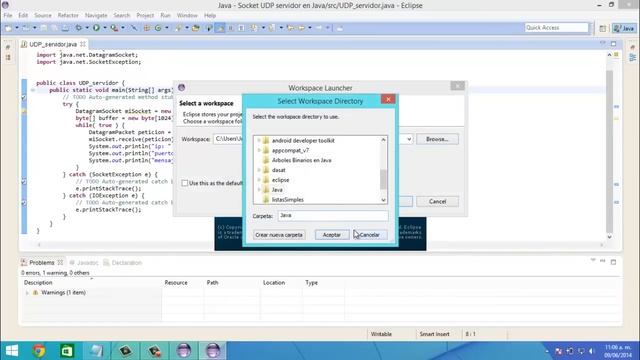 Socket UDP en Java смотреть онлайн
