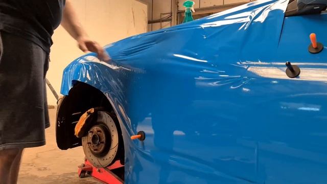 Nissan 350z Wrap: Oracal Fjord Blue 970-547: 100% NOT a tutorial. смотреть онлайн