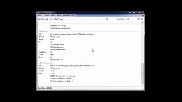 Как взломать сайт с помощью SQL injection Sqli Dumper v8 2 гарантия 100% смотреть онлайн