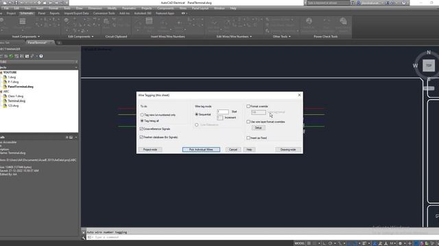 AutoCAD Electrical Panel Terminal Foot Print смотреть онлайн