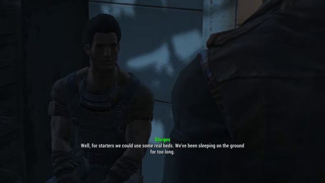 Fallout 4 - Talk To Sturges (Settlers Need Beds) Dialogue Tree Sanctuary Mission Acquired Gameplay смотреть онлайн