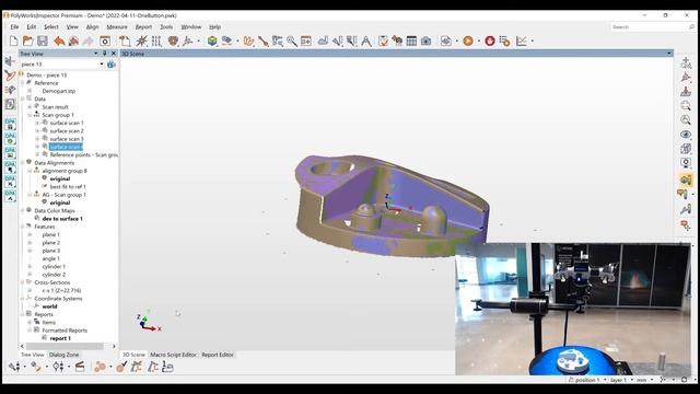 Automate your Scanning Process using Hexagon SLS PolyWorks plugin and build in macro scripting смотреть онлайн