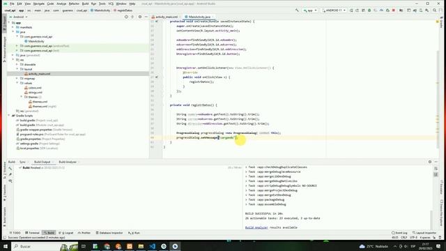 CRUD ANDROID STUDIO PHP MYSQL WEB SERVICE || 2023 INSERTAR смотреть онлайн