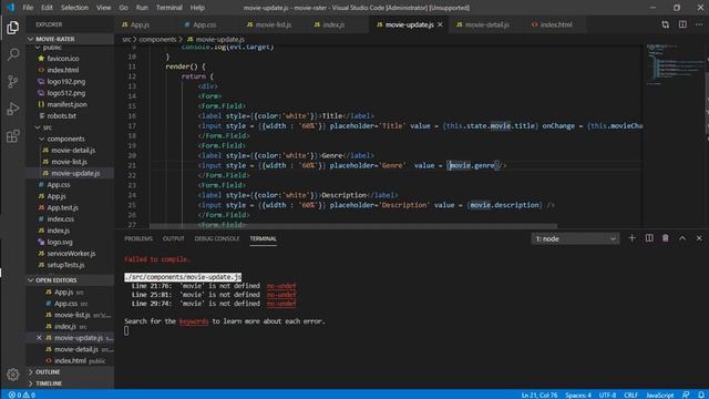Integration of Django with React (Part 12) - Updating from API смотреть онлайн