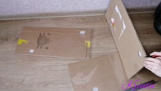 ПОЛОЧКА ДЛЯ ОБУВИ ИЗ КАРТОНА  Мебель из картона