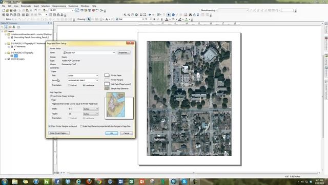 How to change Map Layout from Portrait to Landscape in ArcMap 10.1 смотреть онлайн