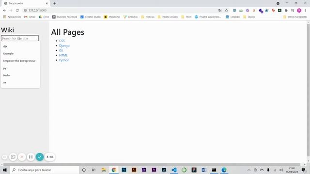 Wiki Clone - CS50 Web Programming with Python and JavaScript смотреть онлайн