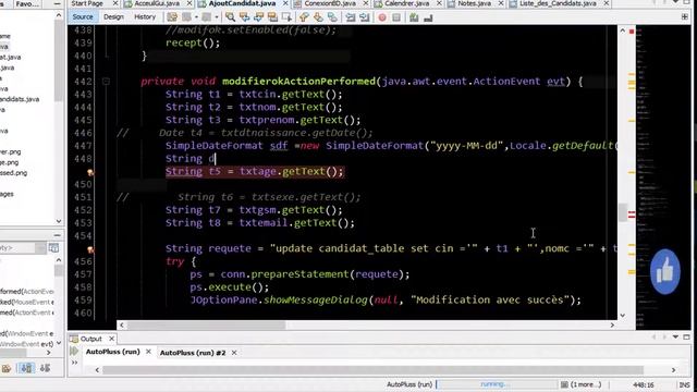 Projet Java#38:Part4:Comment modifier la date avec jDatechooser смотреть онлайн